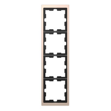 Рамка 4-постовая Schneider Electric Merten D-Life MTN4040-6551