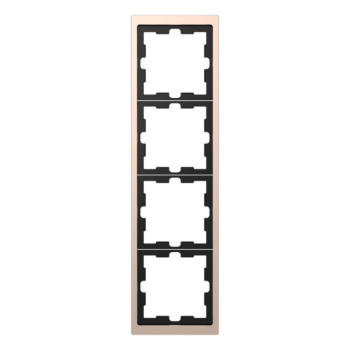 Рамка 4-постовая Schneider Electric Merten D-Life MTN4040-6551