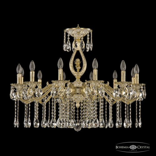Подвесная люстра Bohemia Ivele Crystal Verona 72402/12/300 A GW FA3B