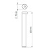 Уличный светильник Arlight LGD-Path-Round90-H650B-7W Warm White 020349