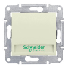 Выключатель кнопочный с подсветкой и полем для надписи Schneider Electric Sedna 10A 250V SDN1600347