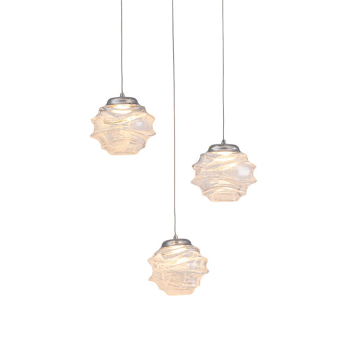 Подвесной светильник Delight Collection MD25030003-3A chrome/clear Подвесной светильник Delight Collection MD25030003-3A chrome/clear