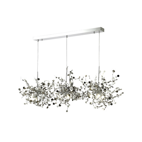 Подвесной светильник Crystal Lux GARDEN SP3х3 L1200 CHROME