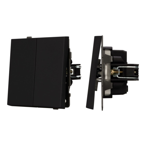 Механизм выключателя управления шторами Arlight SWT-TENDO-MKR2-SFPL-BK (230V, 10A) 054559 Механизм выключателя управления шторами Arlight SWT-TENDO-MKR2-SFPL-BK (230V, 10A) 054559