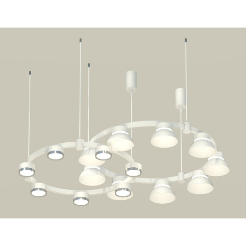 Комплект подвесного светильника Ambrella Light Techno Ring XR92081100 (A9208x2, C9241, C9236, N8140, N8118)