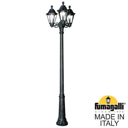 Садово-парковый светильник Fumagalli RICU BISSO/RUT 3L E26.157.S30.AXE27