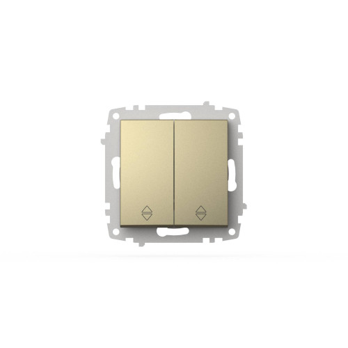 Переключатель двухклавишный ELBI Zena Vega 609-011400-211