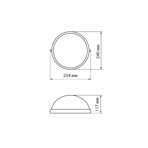Настенно-потолочный светильник TDM Electric НПБ1101 SQ0303-0024