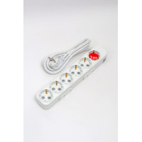 Удлинитель с/з 6вх с защитными шторками ELBI Myra 527-010202-621