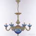 Подвесная люстра Bohemia Ivele Crystal AL79101P/6/175 WMG P Aquamarine/M-1F