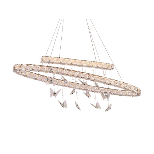 Подвесная люстра Newport 8120/120 oval chrome М0069613