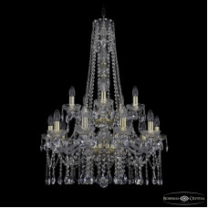 Подвесная люстра Bohemia Ivele Crystal 1413/10+5/220/h-92/2d G