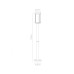 Садовый светильник ARTE Lamp A1036PA-1BK