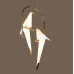Подвесной светильник Delight Collection 9165P/2 gold
