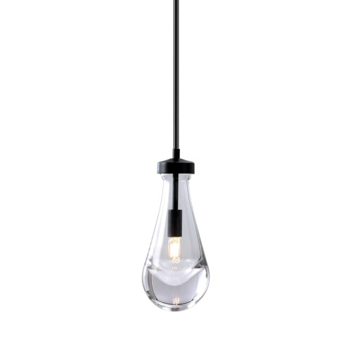 Подвесной светильник DeLight Collection Raindrop MT9093-1H black brushed gold