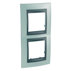 Рамка 2-постовая вертикальная Schneider Electric Unica Top MGU66.004V.294