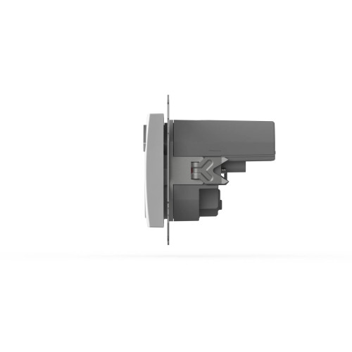 Розетка с заземлением и защитой от детей + два входа USB для заряда устройства ELBI Zena Vega 609-015600-317