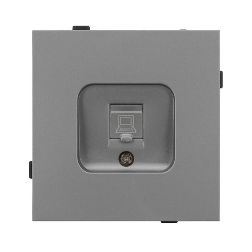 Механизм компьютерной розетки Arlight SCT-TENDO-MPC1-PL-GR (RJ-45, CAT6) 054105