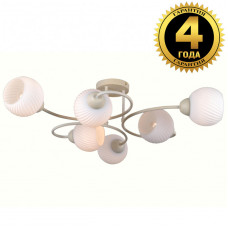 Люстра на штанге Natali Kovaltseva 81400/6C BEIGE GOLD