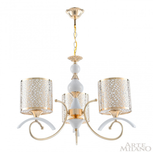 Подвесная люстра Arte Milano Florentia-9787 309787/3 Wh/Gd