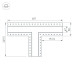 Тройник Arlight SL-LINIA45-FANTOM 030107