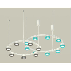 Комплект подвесного светильника Ambrella Light Techno Ring XR92081300 (A9208x2, C9241, C9236, N8488, N8484)
