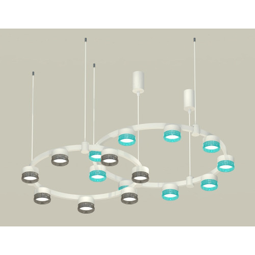 Комплект подвесного светильника Ambrella Light Techno Ring XR92081300 (A9208x2, C9241, C9236, N8488, N8484)