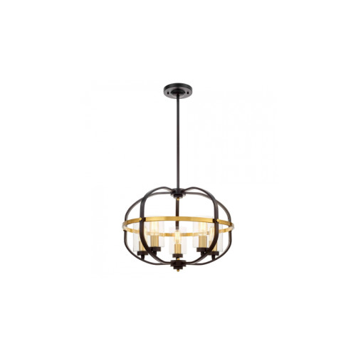 Подвесная люстра Lumina Deco Monterey LDP 1141-5 BK+MD
