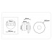 Настенный светильник Ambrella Light High Light Crystal LH31035