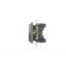 Розетка двухместная с заземлением ELBI Zena Vega 609-011400-907
