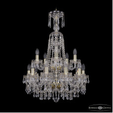 Подвесная люстра Bohemia Ivele Crystal 1403/10+5/195/XL-84/2d G