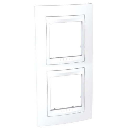 Рамка 2-постовая вертикальная Schneider Electric Unica Хамелеон MGU6.004V.18