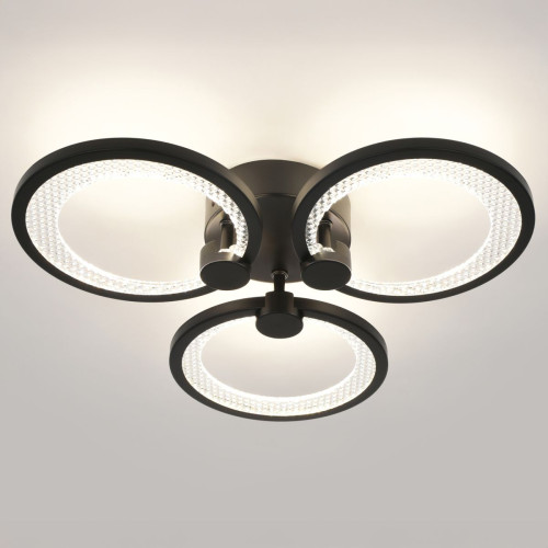 Потолочный светильник Эра Модерн Odry CLL-1-46W 3K-6,5K RC BK