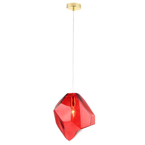 Подвесной светильник Crystal Lux NUESTRO SP1 GOLD/RED