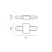 Питание трековое однофазное к 50202X-P, 50203X-P Barra Lightstar 502186-P