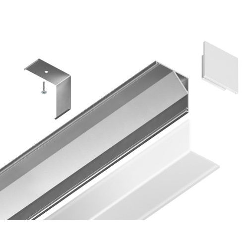Алюминиевый угловой профиль Ambrella Light Alum Profile GP2150AL