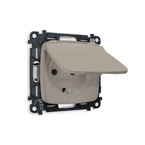 Комплект механизма розетки Ambrella Volt Omega MO368010
