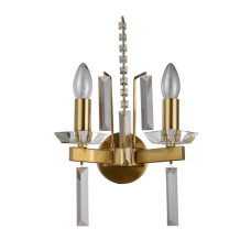 Бра Crystal Lux Marron AP2 Brass