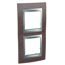 Рамка 2-постовая вертикальная Schneider Electric Unica Top MGU66.004V.0M4
