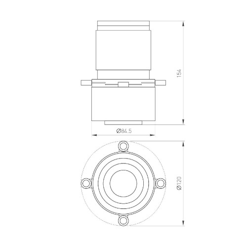 Насадка кадрирующая Arlight LGD-CROPLENS-R85 (WH) 046747