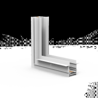 Коннектор угловой Arlight MAG-CON-4560-FDW-L90-INT (WH, 5LN, внутренний) 052659
