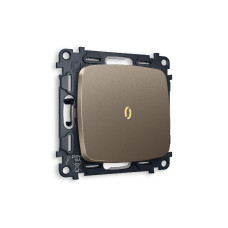 Комплект механизма 1-кл выключателя с подсветкой Ambrella Volt Omega MO632010