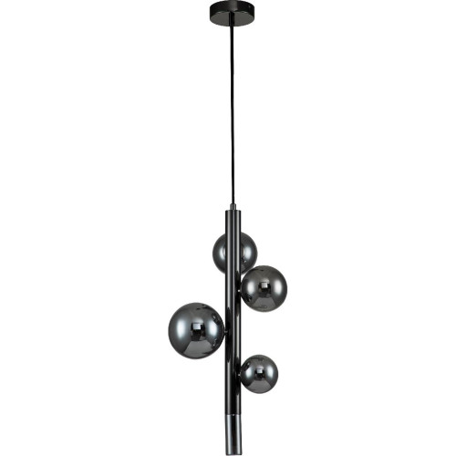 Подвесная люстра Indigo Canto 11026/5P Black V000238