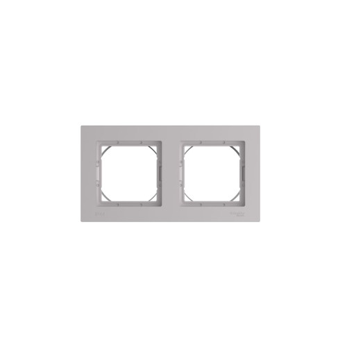 Рамка 2-ая, универсальная Systeme Electric AtlasDesign Aqua Алюминий ATN440302