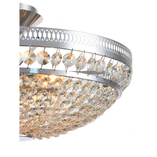Люстра на штанге Natali Kovaltseva BAROCCO 81405/6C CHROME