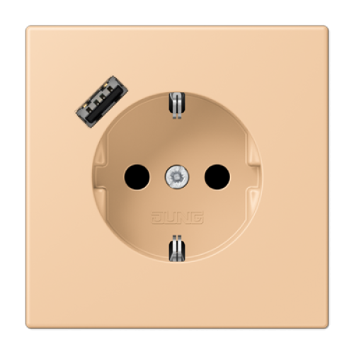 Розетка 2K+З USB Typ A Jung LC1520-18A237