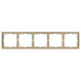 Рамка пластиковая Arlight FRM-NOBE-SFPL-5-GD 054229