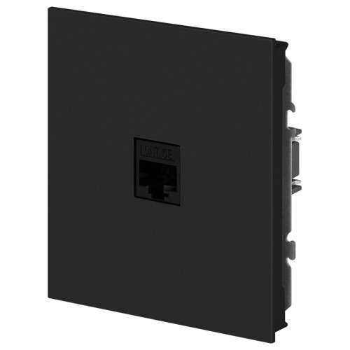 Розетка Эра Arktik 16-3107-05 информационная RJ45 антрацит Б0070478