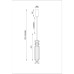 Подвесной светильник Arte Lamp Crystal A2942SP-1PB