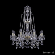 Подвесная люстра Bohemia Ivele Crystal 1411/8/240/XL-83 G